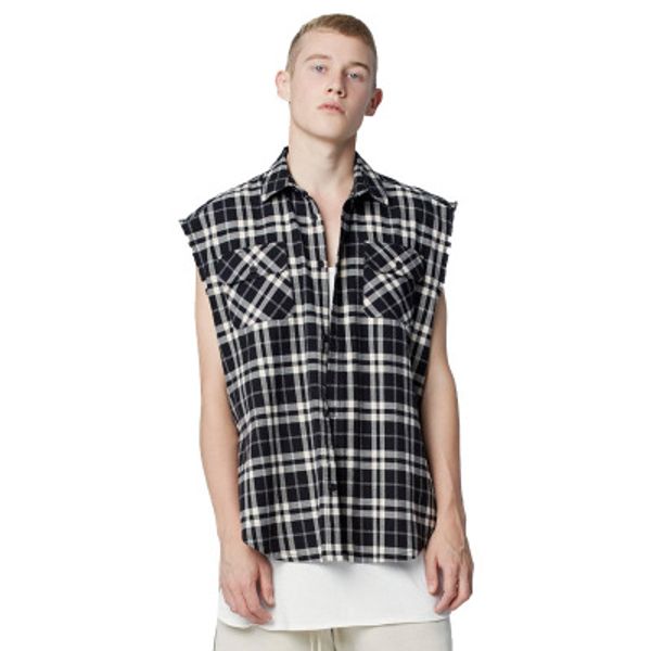 europe fashion tide brand new 2019 hip hop plaid shirt men retro cotton zipper vest men's shirt multi colors men's plaid clothing, White;black
europe fashion tide brand new 2019 hip hop plaid shirt men retro cotton zipper vest men's shirt multi colors men's plaid clothing, White;black
