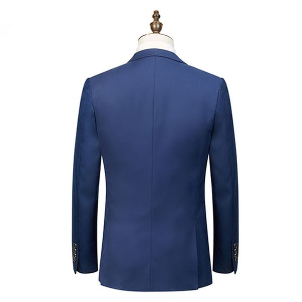 new blue men's suit wedding dress tuxedo lapel groom dress pop men's blazer 3 piece prom dinner jacket (jacket + pants + vest), White;black
new blue men's suit wedding dress tuxedo lapel groom dress pop men's blazer 3 piece prom dinner jacket (jacket + pants + vest), White;black