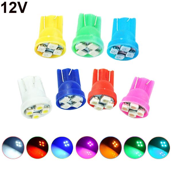 10pcs led t10 color light bulbs wedge 4smd 1210 led bulbs 12v car side marker lights white red ice blue w5w 2825 158 192 168 194
10pcs led t10 color light bulbs wedge 4smd 1210 led bulbs 12v car side marker lights white red ice blue w5w 2825 158 192 168 194