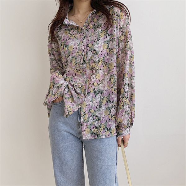 hzirip 2020 brief florals shirts vintage loose full sleeves new summer girls office lady large size girls chiffon blouses, White
hzirip 2020 brief florals shirts vintage loose full sleeves new summer girls office lady large size girls chiffon blouses, White