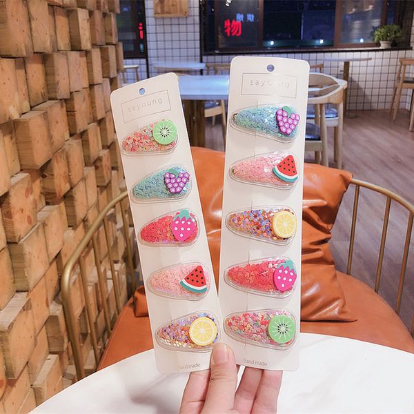 new beautiful colorful quicksand fruit hairpins for princess child hair accessories fashion transparent pvc bb clip headwear, Slivery;white
new beautiful colorful quicksand fruit hairpins for princess child hair accessories fashion transparent pvc bb clip headwear, Slivery;white