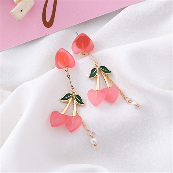 cherry stud earrings han edition contracted pure fresh sweet pink cherry tassel earrings pink acrylic pearl for woman, Golden;silver
cherry stud earrings han edition contracted pure fresh sweet pink cherry tassel earrings pink acrylic pearl for woman, Golden;silver