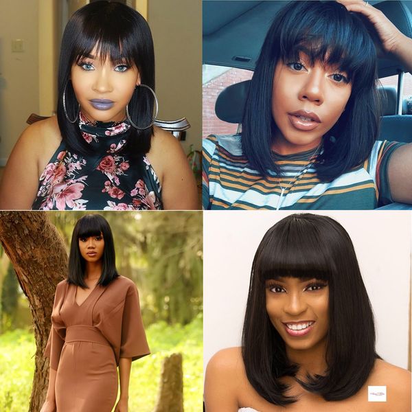 lace front human hair wigs for women short bob wigs brazilian straight remy hair lace wigs with baby hair full end ing, Black
lace front human hair wigs for women short bob wigs brazilian straight remy hair lace wigs with baby hair full end ing, Black