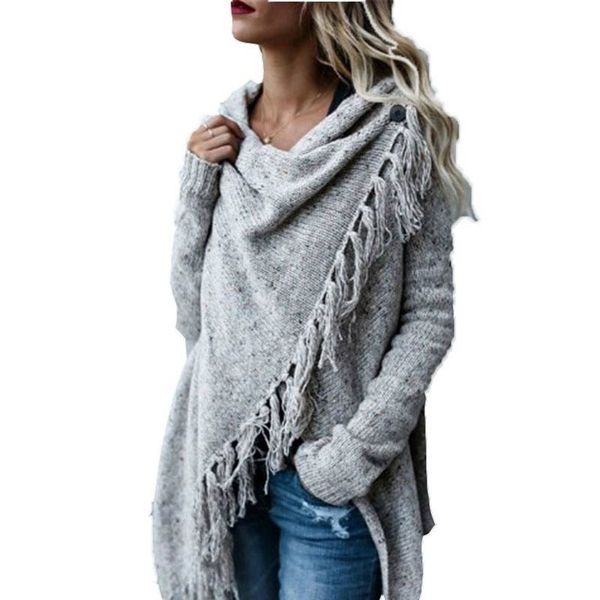2019 winter long tassels loose sweater women vadim harajuku pullover pull femme jumper sueter mujer truien dames streetwear coat, White;black
2019 winter long tassels loose sweater women vadim harajuku pullover pull femme jumper sueter mujer truien dames streetwear coat, White;black