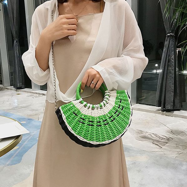 cute watermelon shaped straw bags women semicircle moon shaped handbags women rattan beach bags brands bohemian knitting green
cute watermelon shaped straw bags women semicircle moon shaped handbags women rattan beach bags brands bohemian knitting green