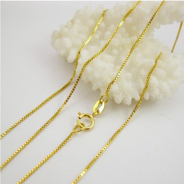 2pcs pack 100% pure silver gold necklace 925 sterling silver necklace chain promotion suitable for pendant womenyellow gift
2pcs pack 100% pure silver gold necklace 925 sterling silver necklace chain promotion suitable for pendant womenyellow gift
