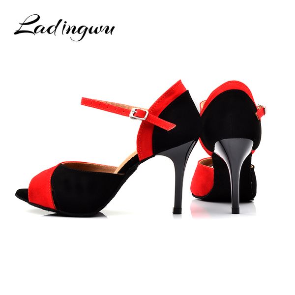 ladingwu new flannel latin dance shoes classic red and black with ballroom dancing shoes salsa dance heel
ladingwu new flannel latin dance shoes classic red and black with ballroom dancing shoes salsa dance heel