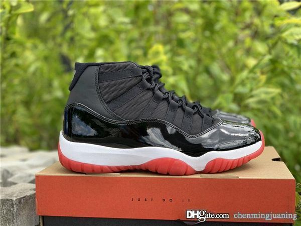 authentic air 11 bred men basketball shoes black true red white classic real carbon fiber 11s retro mans sports sneakers 378037-061
authentic air 11 bred men basketball shoes black true red white classic real carbon fiber 11s retro mans sports sneakers 378037-061