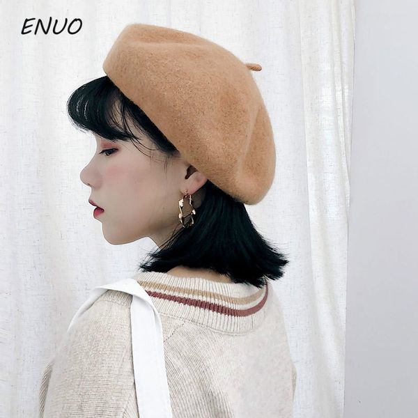 spring winter elegant wool beret women casual streetwear warm beret hat cap autumn party club female beanie 2019, Blue;gray
spring winter elegant wool beret women casual streetwear warm beret hat cap autumn party club female beanie 2019, Blue;gray