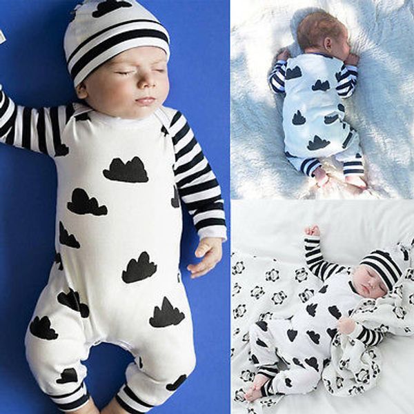 newborn baby girl striped romper cute infant jumpsuit outfits cartoon clouds baby boy clothes, Blue
newborn baby girl striped romper cute infant jumpsuit outfits cartoon clouds baby boy clothes, Blue