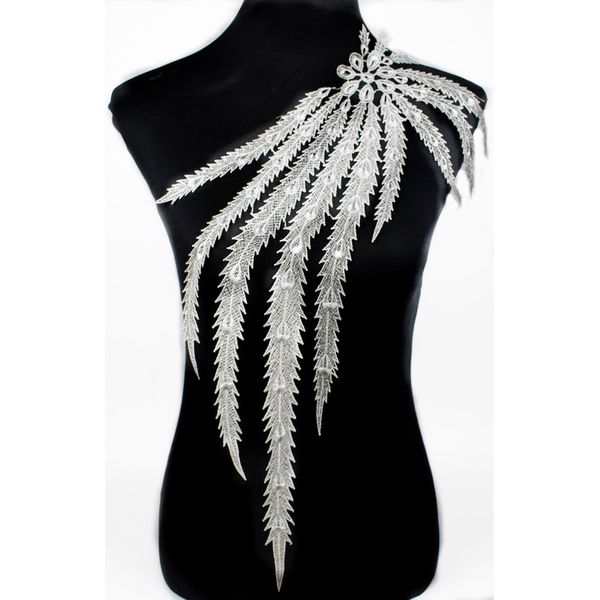 1pc embroidery silver peacock tail guipure lace neckline fabric diy lace collar wedding dress fabric sewing supplies trim crafts, Pink;blue
1pc embroidery silver peacock tail guipure lace neckline fabric diy lace collar wedding dress fabric sewing supplies trim crafts, Pink;blue