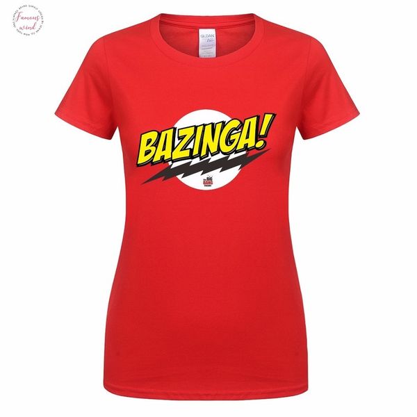 summer the big bang theory bazinga t shirts women girl clothing cotton short sleeve sheldon cooper t shirt, White
summer the big bang theory bazinga t shirts women girl clothing cotton short sleeve sheldon cooper t shirt, White