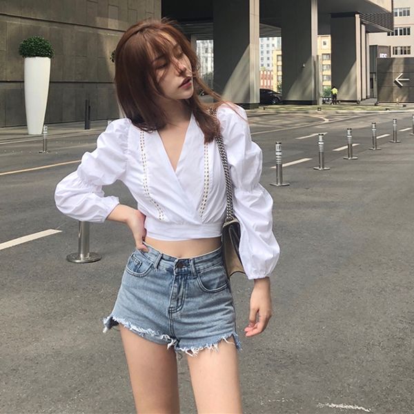 elegant women feminine sweet lace hollow up long sleeve blouse beach blouse, White
elegant women feminine sweet lace hollow up long sleeve blouse beach blouse, White