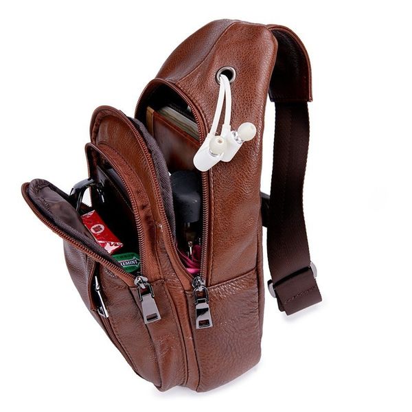mens bag genuine leather messenger bag men leather shoulder bags man male chest pack sling / crossbody bags for men
mens bag genuine leather messenger bag men leather shoulder bags man male chest pack sling / crossbody bags for men
