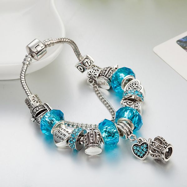 wholesale-fashion brand bracelet blue diy crystal different region amorous feelings charm for women bracelet wholesale, Black
wholesale-fashion brand bracelet blue diy crystal different region amorous feelings charm for women bracelet wholesale, Black