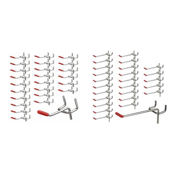 50 pcs peg board hooks wall shelf tool hangers organizer storage display hardware tools slat wall home retail display shop peg h
50 pcs peg board hooks wall shelf tool hangers organizer storage display hardware tools slat wall home retail display shop peg h