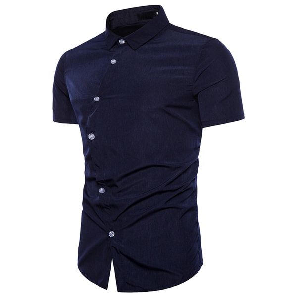 vogue camisa masculina mens shirt blouses casual solid short sleeve shirts business slim fit males social shirts, White;black
vogue camisa masculina mens shirt blouses casual solid short sleeve shirts business slim fit males social shirts, White;black