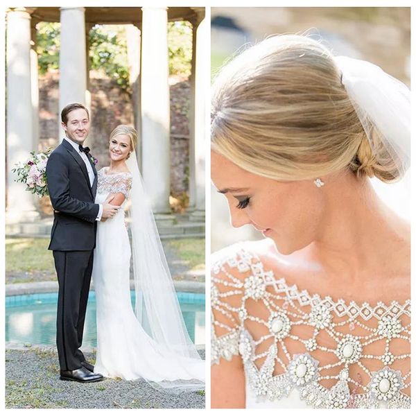 jewel-toned illusion neckline white fall wedding dresses crystals beading drop waist wedding dress with sweep train mermaid wedding gowns
jewel-toned illusion neckline white fall wedding dresses crystals beading drop waist wedding dress with sweep train mermaid wedding gowns