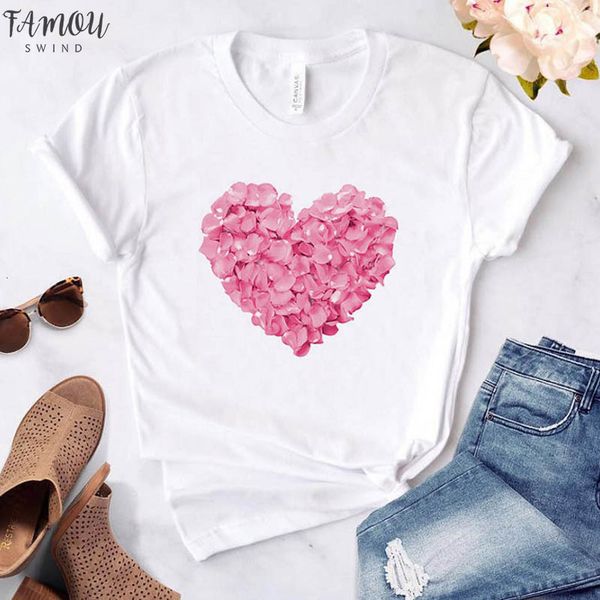 fashion pink heart flower print women tshirt casual funny t shirt harajuku 90s white tshirt tumblr streetwear
fashion pink heart flower print women tshirt casual funny t shirt harajuku 90s white tshirt tumblr streetwear