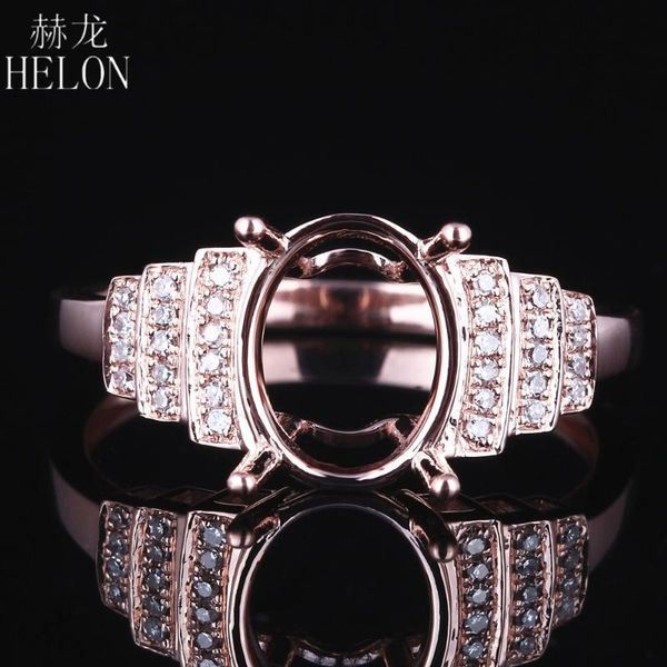 helon oval 7x9mm real 10k rose gold pave si/h natural diamond engagement wedding semi mount ring setting for women fine jewelry, Golden;silver
helon oval 7x9mm real 10k rose gold pave si/h natural diamond engagement wedding semi mount ring setting for women fine jewelry, Golden;silver