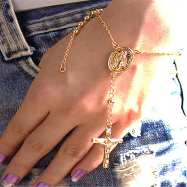 fashion jesus cross charm bracelets for women boho vintage christian pendant chain bracelet party jewelry wholesale, Golden;silver
fashion jesus cross charm bracelets for women boho vintage christian pendant chain bracelet party jewelry wholesale, Golden;silver