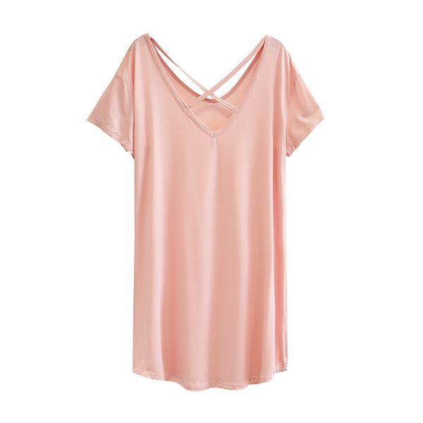 women summer t-shirt lady tees female solid color short sleeve home modal fashion plus size a11-6031, White
women summer t-shirt lady tees female solid color short sleeve home modal fashion plus size a11-6031, White