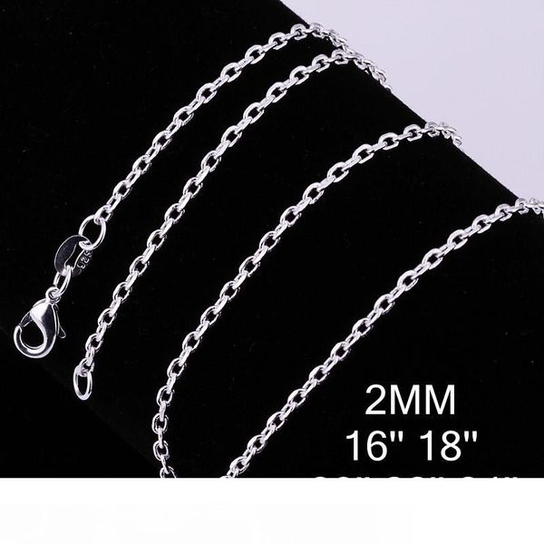 fashion 925 silver rolo chain 2mm 16 18 20 22 24 inch square cube chain fit diy necklace jewelry accessaries findings c012
fashion 925 silver rolo chain 2mm 16 18 20 22 24 inch square cube chain fit diy necklace jewelry accessaries findings c012