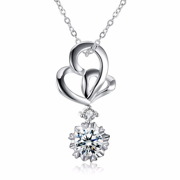 silver necklace snowflake pendant inlaid with zircon western and korean style queen luxury anti-allergic chainbone necklace, Black
silver necklace snowflake pendant inlaid with zircon western and korean style queen luxury anti-allergic chainbone necklace, Black