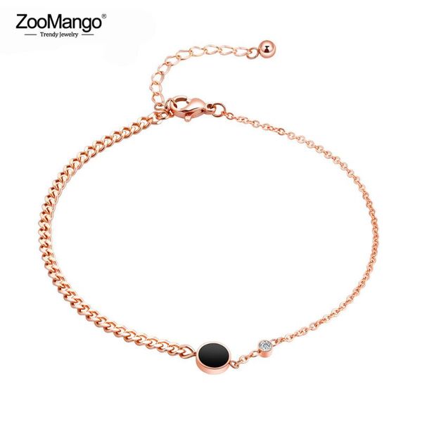 zoomango trendy rose gold color love black circle anklets for women titanium steel foot link chain anklet female jewelry zogz055, Red;blue
zoomango trendy rose gold color love black circle anklets for women titanium steel foot link chain anklet female jewelry zogz055, Red;blue