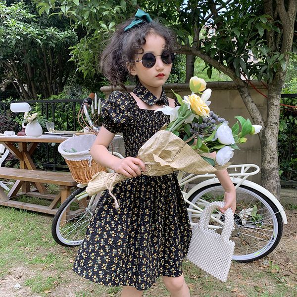 baby girl dress 2020 summer new french retro floral square collar bubble sleeve dress children's clothes knee-length, Red;yellow
baby girl dress 2020 summer new french retro floral square collar bubble sleeve dress children's clothes knee-length, Red;yellow