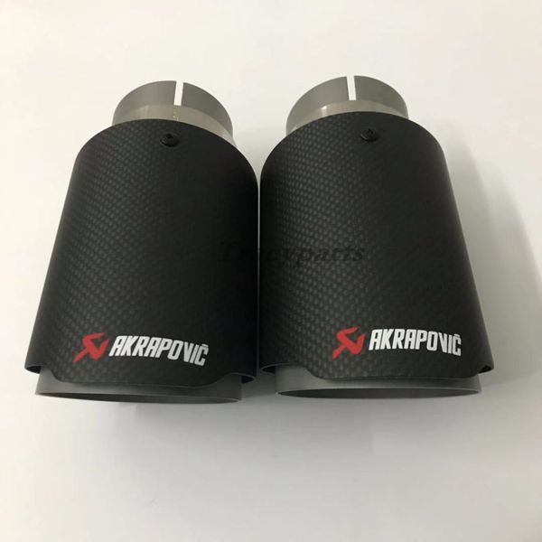 2pcs akrapovic plain weave carbon exhaust system muffler tip tail pipes universal straight stainless steel
2pcs akrapovic plain weave carbon exhaust system muffler tip tail pipes universal straight stainless steel
