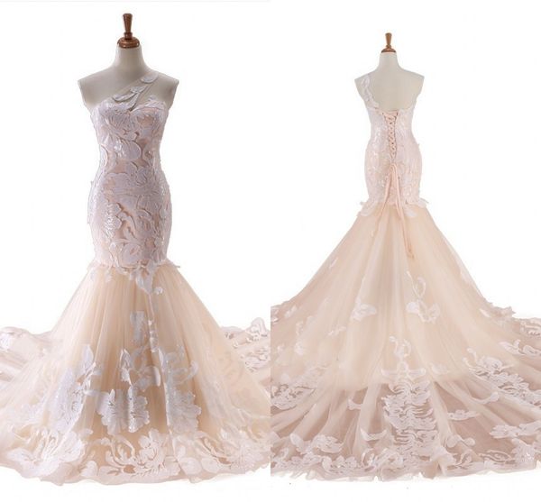 favordear white floral lace wedding dresses mermaid one shoulder lace-up bridal dress chapel train open back vestidos de novia champagne
favordear white floral lace wedding dresses mermaid one shoulder lace-up bridal dress chapel train open back vestidos de novia champagne