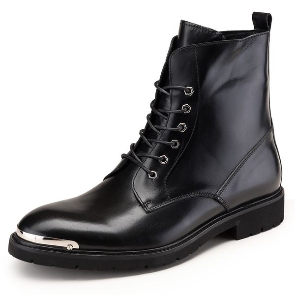 new boots men round toe lace-up trend short boos hombre work boots leather boots genuine leather shoes 44, Black;brown
new boots men round toe lace-up trend short boos hombre work boots leather boots genuine leather shoes 44, Black;brown