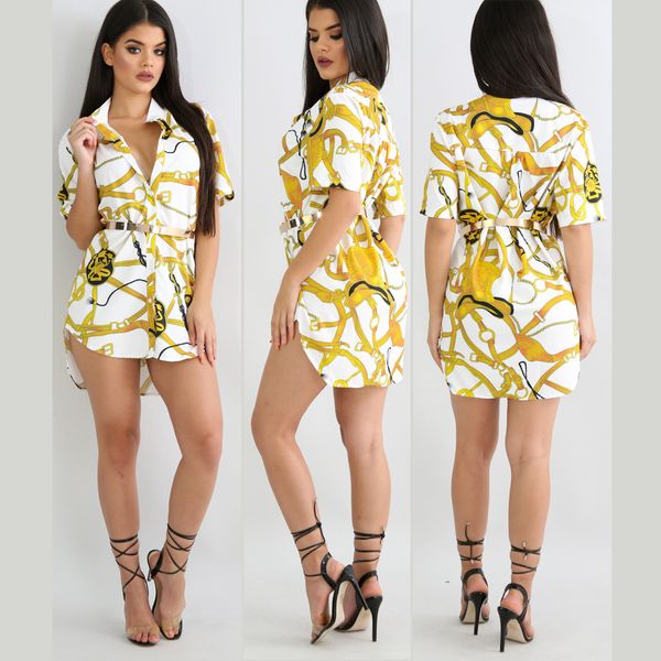 ol chain print women dress clothes spring summer female office work shirt dress designer short sleeved dresses, Black;gray
ol chain print women dress clothes spring summer female office work shirt dress designer short sleeved dresses, Black;gray