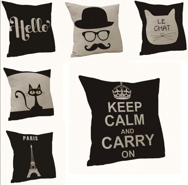 linen pattern square cushion cover simple casual style black and white pillowcase cotton linen decorative pillow case home decor bedding
linen pattern square cushion cover simple casual style black and white pillowcase cotton linen decorative pillow case home decor bedding