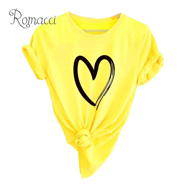 romacci women plus size t-shirt 5xl heart love print cotton round neck tshirt women short sleeve casual cute tee summer, White
romacci women plus size t-shirt 5xl heart love print cotton round neck tshirt women short sleeve casual cute tee summer, White
