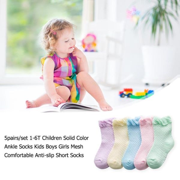 5pairs/set 1-6t kids solid color mesh ankle socks home style chic leisure comfortable boy girl anti-slip short socks, Pink;yellow
5pairs/set 1-6t kids solid color mesh ankle socks home style chic leisure comfortable boy girl anti-slip short socks, Pink;yellow