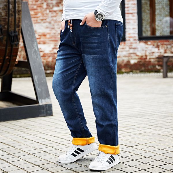 winter men's blue jeans plus size 48 fashion warm men jeans pants casual plus velvet elastic waist thick men
winter men's blue jeans plus size 48 fashion warm men jeans pants casual plus velvet elastic waist thick men