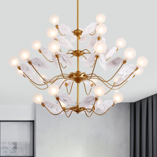nordic creative chandelier lighting l lobby personality angel hanging light romantic net red living room pendant lamp feather chandelier
nordic creative chandelier lighting l lobby personality angel hanging light romantic net red living room pendant lamp feather chandelier