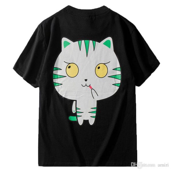 fashion brand mens designer short sleeve fashion men women short sleeves couples designer cartoon cute cat print tees, White;black
fashion brand mens designer short sleeve fashion men women short sleeves couples designer cartoon cute cat print tees, White;black