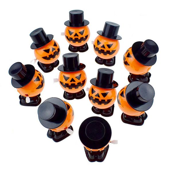 

Halloween Supplies Clockwork Pumpkin Hat Kids Wind-up Toys Jumping Pumpkins Party Gifts for Children