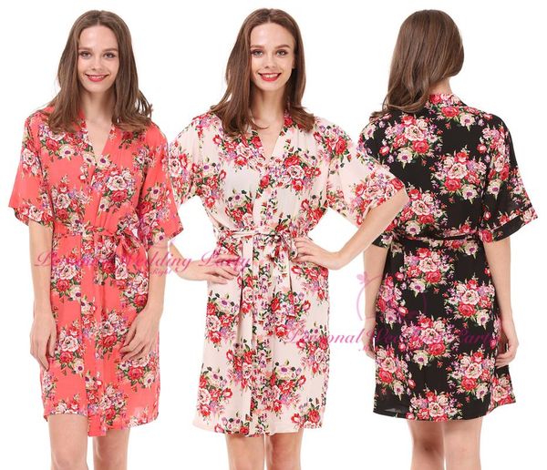 customized "bride" or "bridesmaid" on the back wedding sleepwear nightgown bath robe cotton floral pajamas bridal kimono, Black;red
customized "bride" or "bridesmaid" on the back wedding sleepwear nightgown bath robe cotton floral pajamas bridal kimono, Black;red