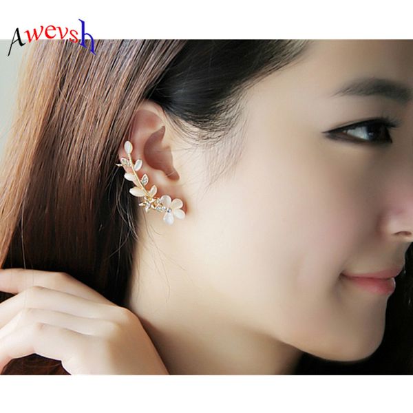 awevsh 1pc korean fashion jewelry crystal petals ear clip ear bone clip opal earrings for women jewelry elegant flower peta, Silver
awevsh 1pc korean fashion jewelry crystal petals ear clip ear bone clip opal earrings for women jewelry elegant flower peta, Silver