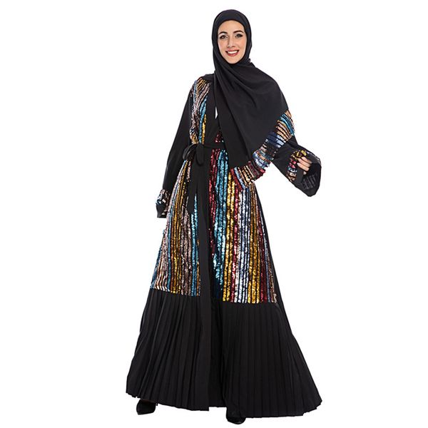 muslim women sequined abaya s-2xl plus size islamic women long sleeved grote maten evening party kaftan dress, Red
muslim women sequined abaya s-2xl plus size islamic women long sleeved grote maten evening party kaftan dress, Red