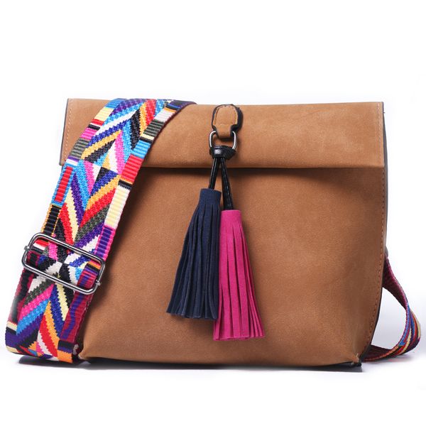 

2018 small women messenger bag tassel crossbody bags for girls shoulder bags female designer handbags bolsa feminina bolsos muje