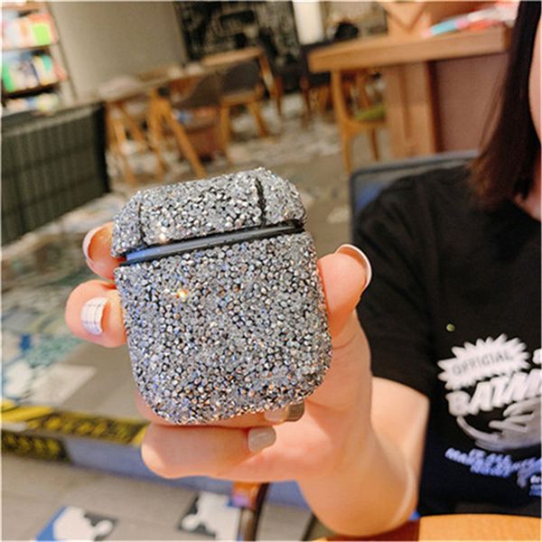 luxury diamond shining glistening wave point for airpods1/2 case for apple airpods1/2 protector cover for air pods cell phone case
luxury diamond shining glistening wave point for airpods1/2 case for apple airpods1/2 protector cover for air pods cell phone case