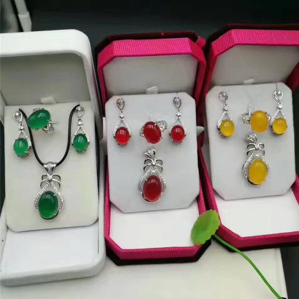 natural green jade myelin three-piece set green jade pulp pendant 925 silver-encrusted diamond women's ring pendant earring slin, Black
natural green jade myelin three-piece set green jade pulp pendant 925 silver-encrusted diamond women's ring pendant earring slin, Black
