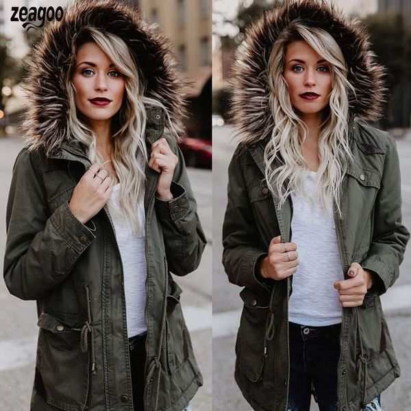 new fashion women casual hooded waist drawstring solid drawstring, regular fit thicken warm coat outwear, Tan;black
new fashion women casual hooded waist drawstring solid drawstring, regular fit thicken warm coat outwear, Tan;black