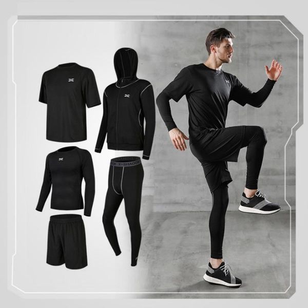 second skin quick-drying compression men's sports suit clothing suit running sports fitness training running, Black;blue
second skin quick-drying compression men's sports suit clothing suit running sports fitness training running, Black;blue