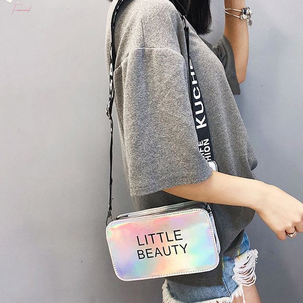 голографическая crossbody сумка для женщин лазерных прозрачных сумок pu сумка плеча pvc водонепроницаемой сумка bolso feminnas 5 $
голографическая crossbody сумка для женщин лазерных прозрачных сумок pu сумка плеча pvc водонепроницаемой сумка bolso feminnas 5 $